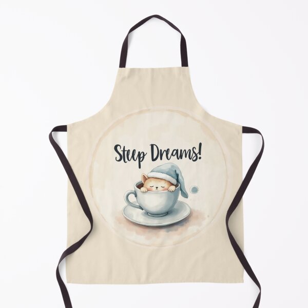 Item preview, Steep Dreams Lindo gatito en una taza de té designed and sold by rustyroofco.