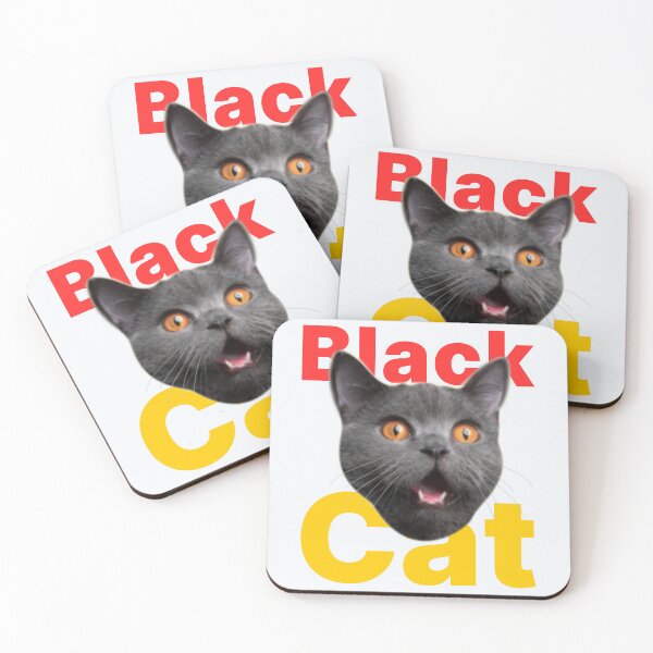 Item preview, Black Cat Angry Look designed and sold by DNC1134.
