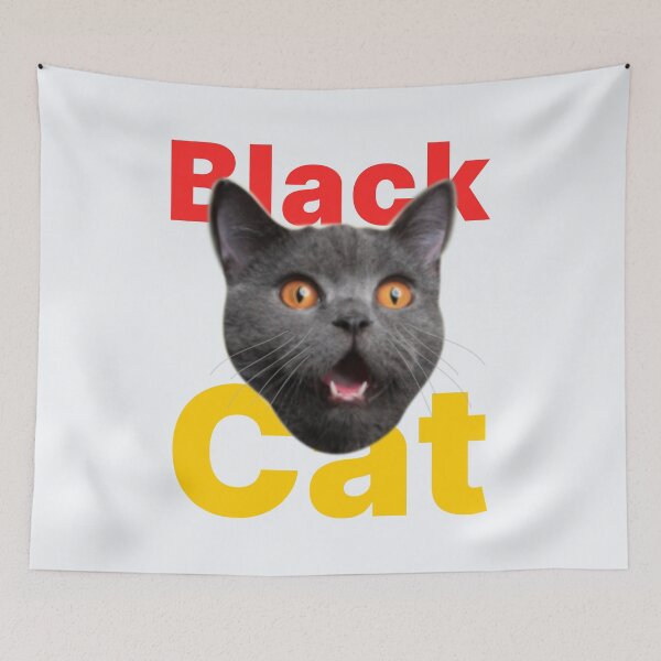 Item preview, Black Cat Angry Look designed and sold by DNC1134.