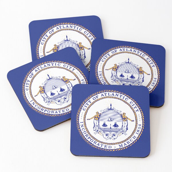 Item preview, Atlantic City New Jersey Seal designed and sold by Cherrywise Co..