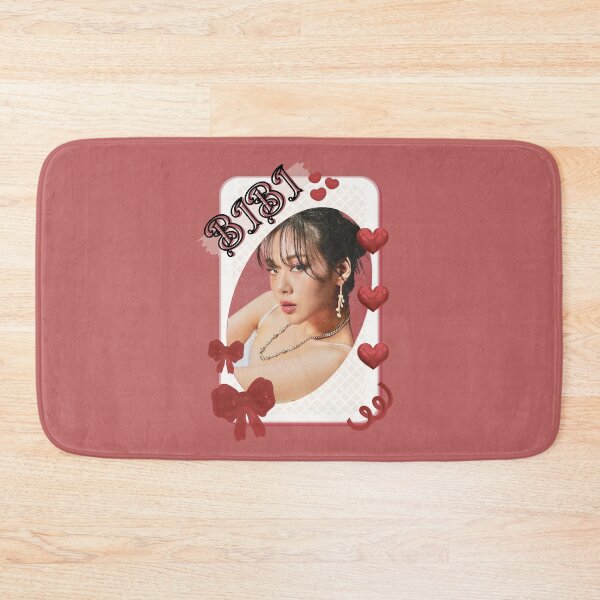 Item preview, BIBI Korean Solo Artist Card Red Aesthetic Collage Design designed and sold by AJUNICE STUDIO.
