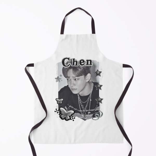 Item preview, Chen from EXO Kpop Solo Artist Black and White Collage Digital Art Portrait designed and sold by AJUNICE STUDIO.