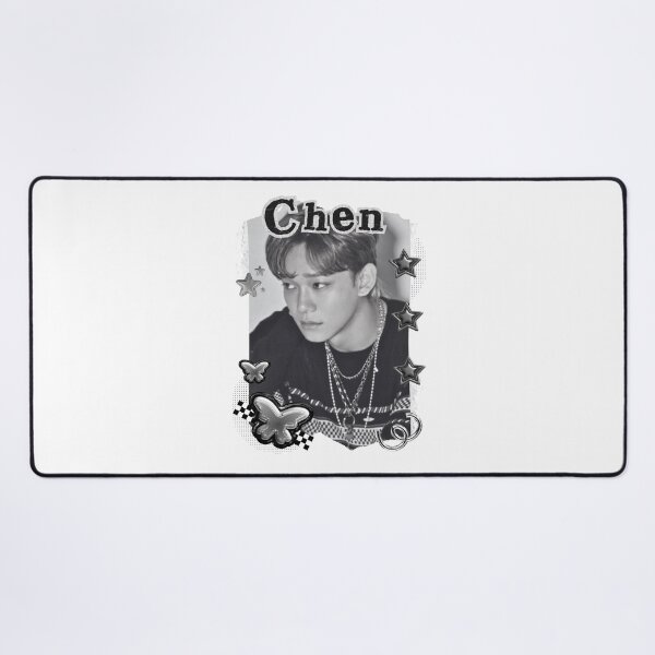 Item preview, Chen from EXO Kpop Solo Artist Black and White Collage Digital Art Portrait designed and sold by AJUNICE STUDIO.