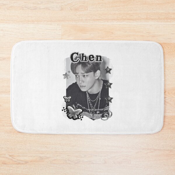 Item preview, Chen from EXO Kpop Solo Artist Black and White Collage Digital Art Portrait designed and sold by AJUNICE STUDIO.
