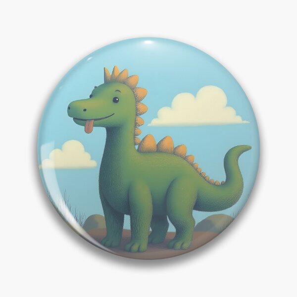 Item preview, Cute Green Dinosaur designed and sold by HeirToCool.