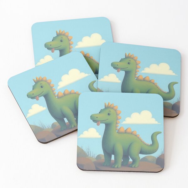 Item preview, Cute Green Dinosaur designed and sold by HeirToCool.
