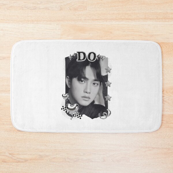 Item preview,  D.O. from EXO Kpop Solo Artist Black and White Collage Digital Art Portrait designed and sold by AJUNICE STUDIO.