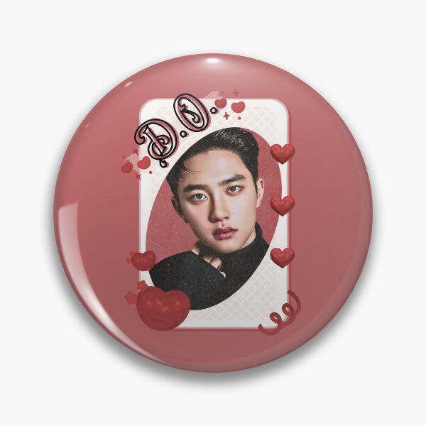 Item preview,  D.O. from EXO Korean Solo Artist Card Red Aesthetic Collage Design designed and sold by AJUNICE STUDIO.