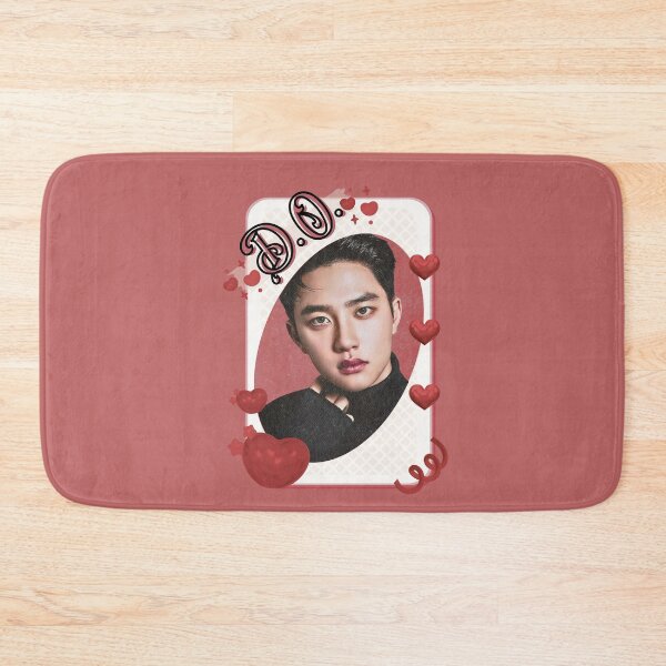 Item preview,  D.O. from EXO Korean Solo Artist Card Red Aesthetic Collage Design designed and sold by AJUNICE STUDIO.
