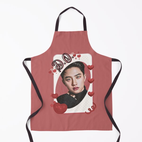 Item preview,  D.O. from EXO Korean Solo Artist Card Red Aesthetic Collage Design designed and sold by AJUNICE STUDIO.