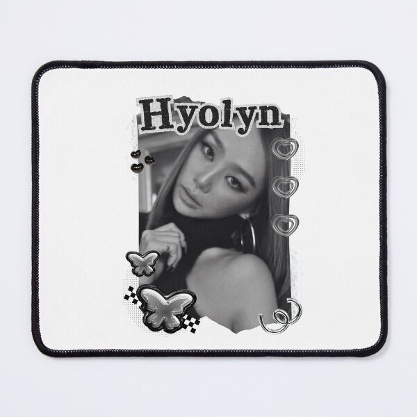 Item preview, Hyolyn Kpop Solo Artist Black and White Collage Digital Art Portrait designed and sold by AJUNICE STUDIO.