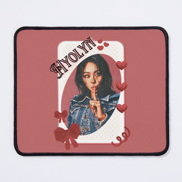 Item preview, Hyolyn Korean Solo Artist Card Red Aesthetic Collage Design designed and sold by AJUNICE STUDIO.