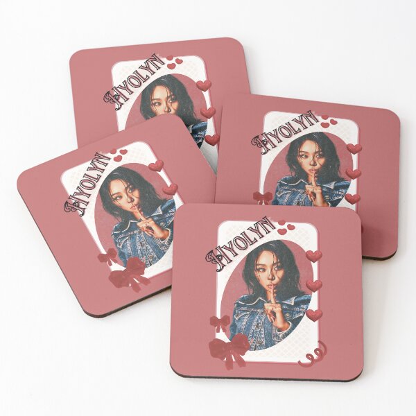 Item preview, Hyolyn Korean Solo Artist Card Red Aesthetic Collage Design designed and sold by AJUNICE STUDIO.