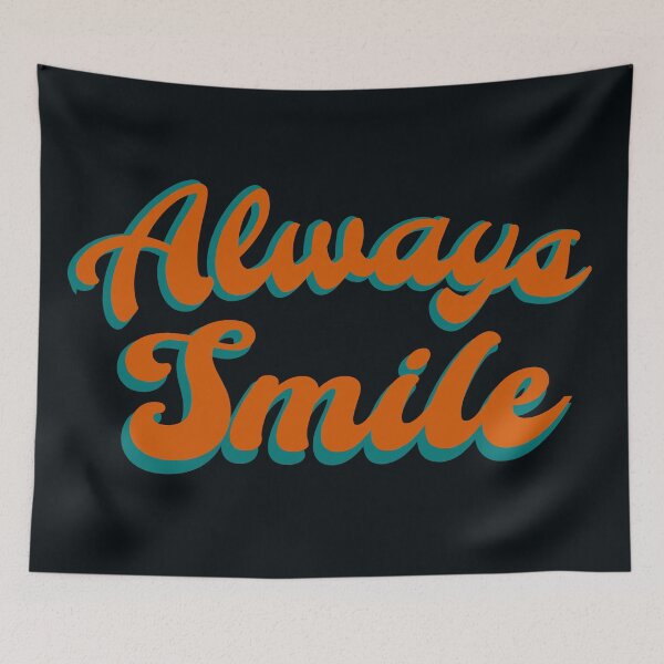 Item preview, Always Smile! Minimal text-graphic designed and sold by DNC1134.