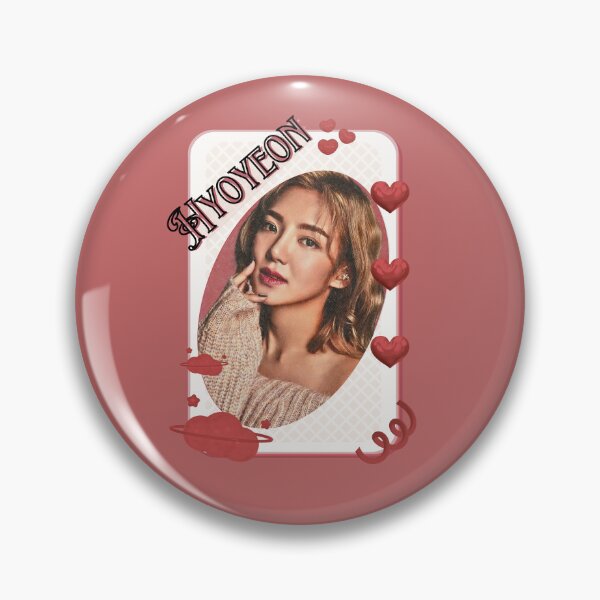 Item preview, Hyoyeon from Girls’ Generation Korean Solo Artist Card Red Aesthetic Collage Design designed and sold by AJUNICE STUDIO.