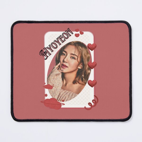 Item preview, Hyoyeon from Girls’ Generation Korean Solo Artist Card Red Aesthetic Collage Design designed and sold by AJUNICE STUDIO.
