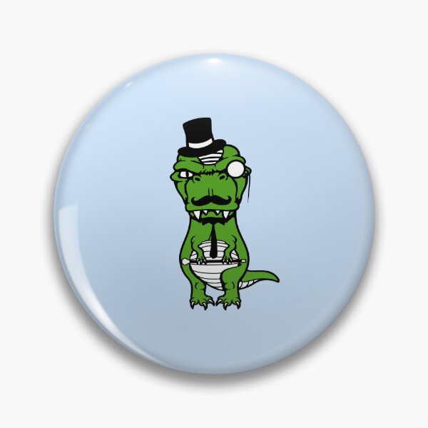 Item preview, T-Rex Sir Gentleman Mr. rich Monocle Glasses Top Hat designed and sold by shirt-o-mat.
