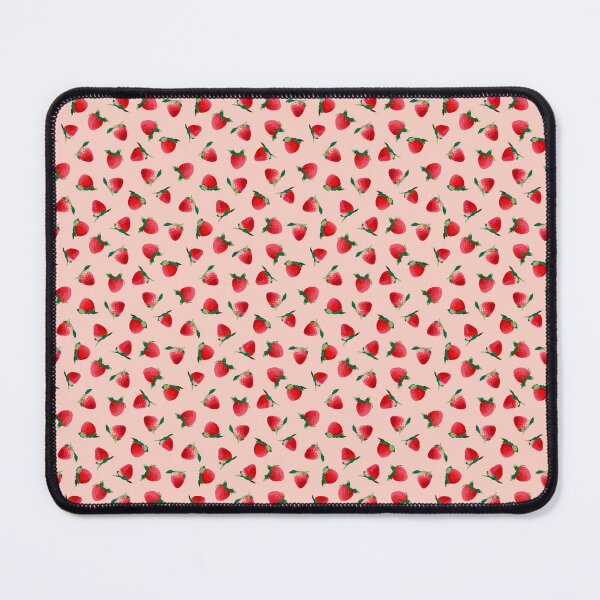 Item preview, Strawberries on pink designed and sold by SaryandSaff.