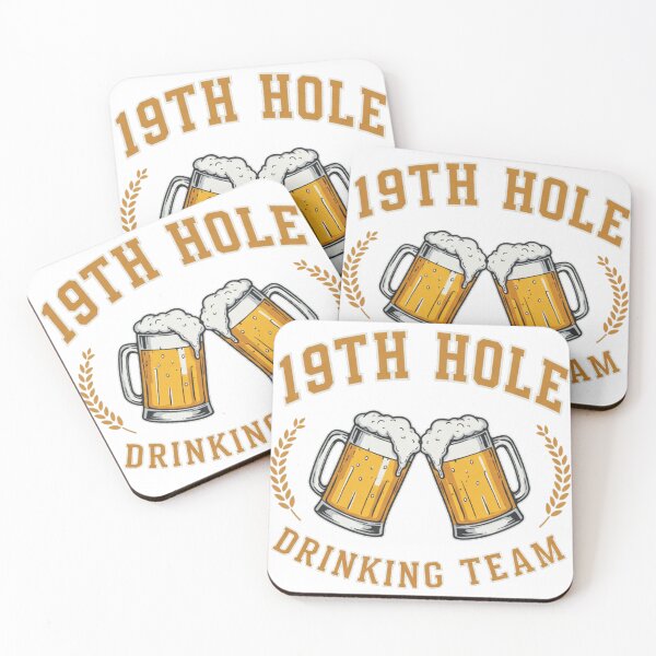 Item preview, 19th Hole Drinking Team – Funny Golf Beer Design designed and sold by EastEndTownie.