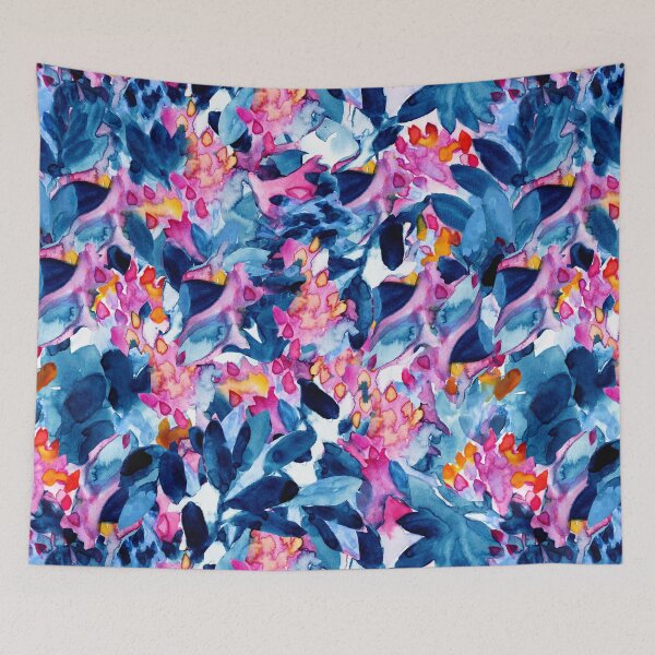 Item preview, Flower garden watercolor designed and sold by SaryandSaff.
