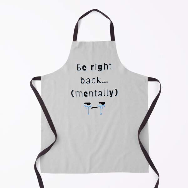 Item preview, Be Right Back Mentally – Funny Minimal Quote designed and sold by mintmono-studio.