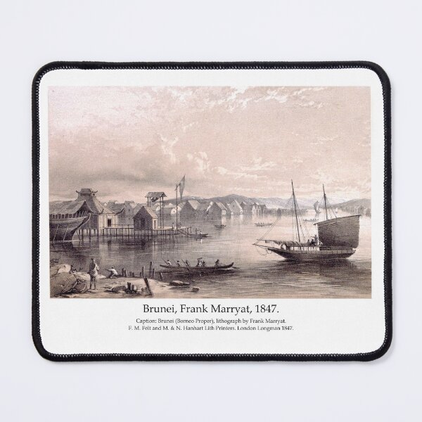 Item preview, Historical Brunei, 1847, by Frank Marryat designed and sold by OffCide.
