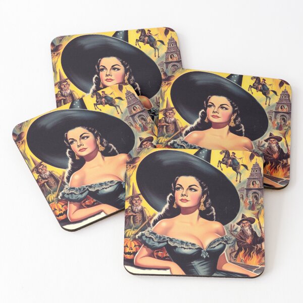 Item preview, Cute Retro Witch designed and sold by PulpVintage.