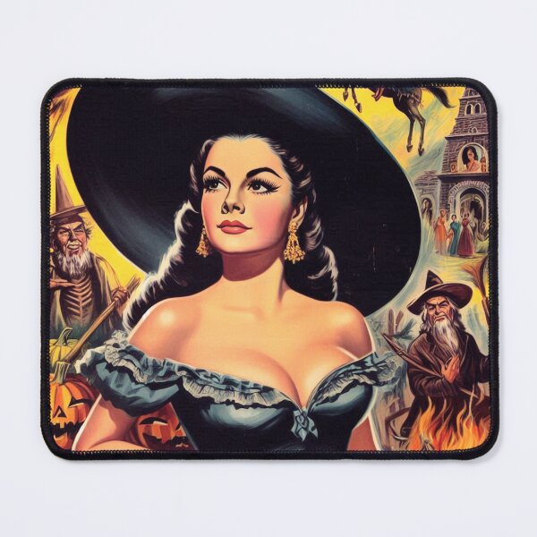Item preview, Cute Retro Witch designed and sold by PulpVintage.