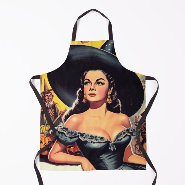 Item preview, Cute Retro Witch designed and sold by PulpVintage.