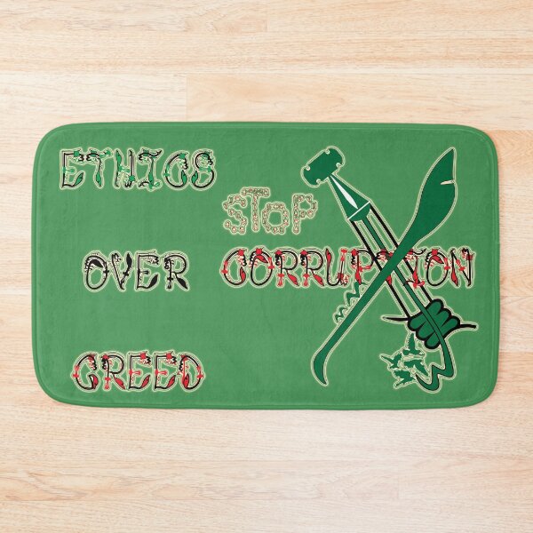 Item preview, Ethics over greed, stop corruption 2 designed and sold by LiaraKalilaMira.