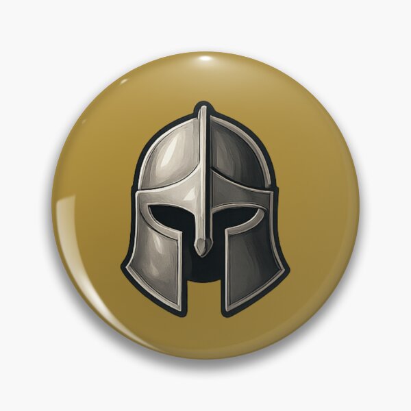 Item preview, Medieval Knight Helmet – Metallic Armor Illustration designed and sold by NoRestDesigns.