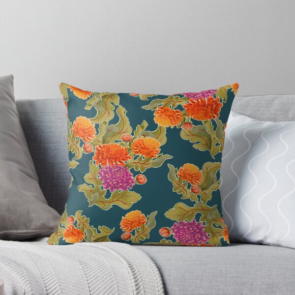 Item preview, Chrysanthemum Flowers designed and sold by FlotsamCreative.