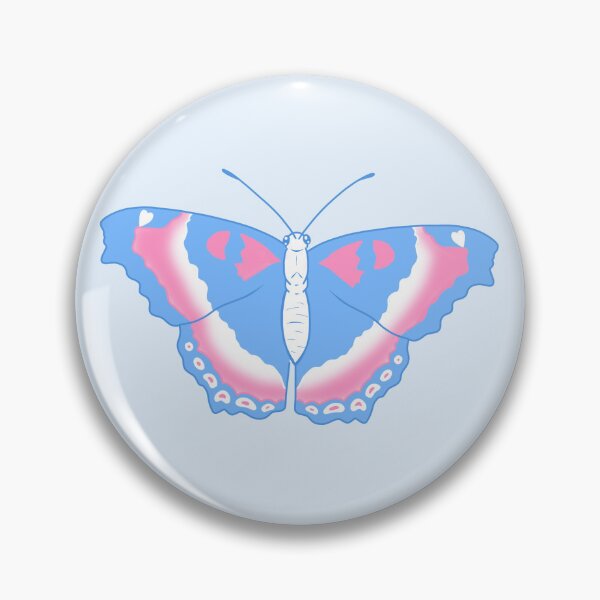 Item preview, Milbert’s Tortoiseshell Butterfly - Trans Pride designed and sold by LovelyLavache’s Store.