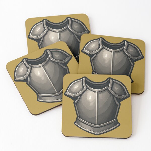 Item preview, Medieval Breastplate – Armor Chest Piece Illustration designed and sold by NoRestDesigns.
