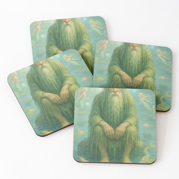Item preview, Water Spirit Elder – Mystical Fantasy Art designed and sold by Lolili69.