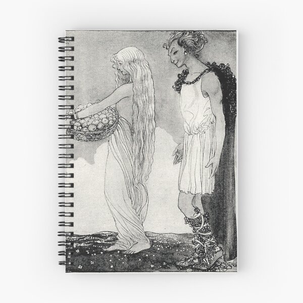 Artikelvorschau, Loki und Idun - John Bauer entworfen und verkauft von forgottenbeauty.