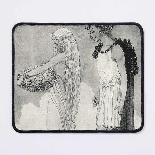 Item preview, Loki and Idun - John Bauer designed and sold by forgottenbeauty.