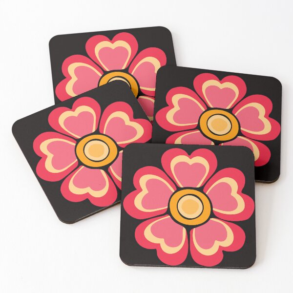 Item preview, Retro Flower Icon designed and sold by ViaARTfactory.