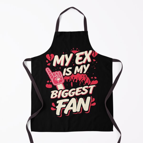 Item preview, My Ex Is My Biggest Fan Funny Sassy Quote T-Shirt Design designed and sold by Uglyandcute.