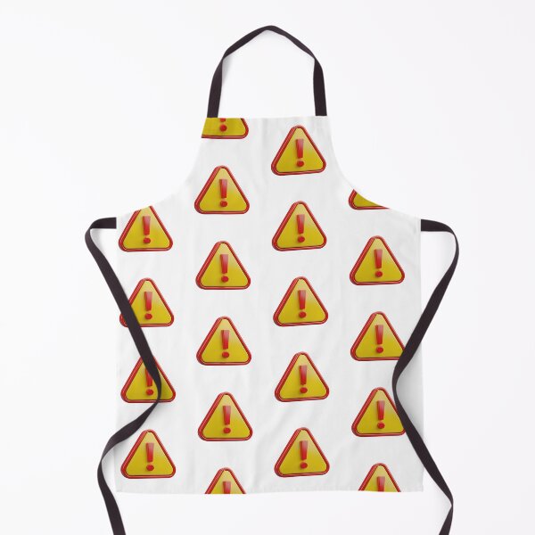 Item preview, Yellow red triangular warning exclamation sign designed and sold by AFernandesDSG.
