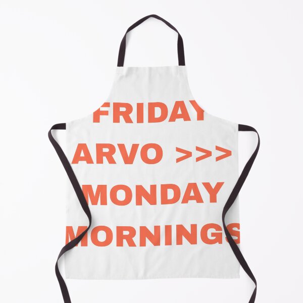 Item preview, Friday Arvo > Monday Mornings – Funny Aussie Tradie Sticker / T-Shirt designed and sold by Brianmc506.
