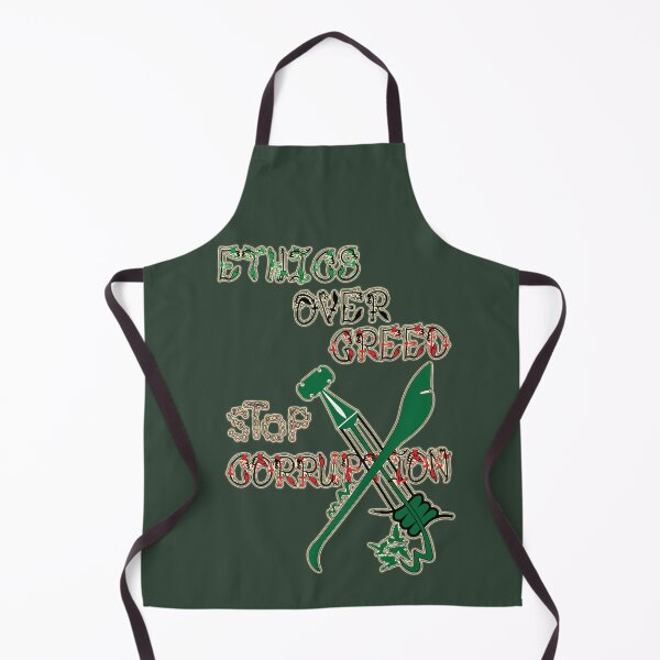 Item preview, Ethics over greed, stop corruption 5 designed and sold by ZeYaKalilaMira.