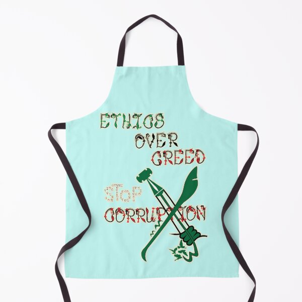 Item preview, Ethics over greed, stop corruption 6 designed and sold by ZeYaKalilaMira.