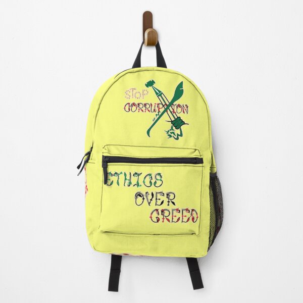 Item preview, Ethics over greed, stop corruption 7 designed and sold by ZeYaKalilaMira.