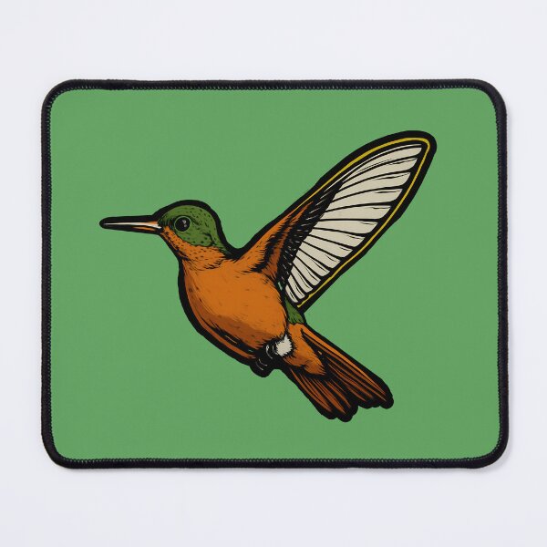 Item preview, Cinnamon Hummingbird – Colorful Bird Art designed and sold by donwillisjrart.