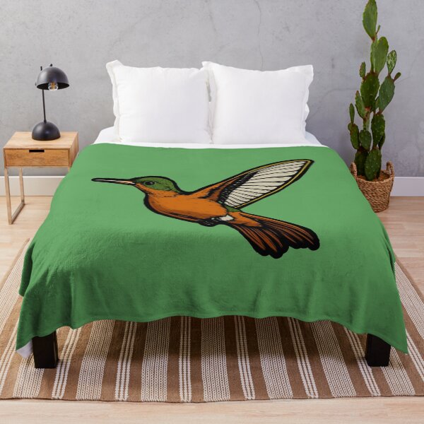 Item preview, Cinnamon Hummingbird – Colorful Bird Art designed and sold by donwillisjrart.
