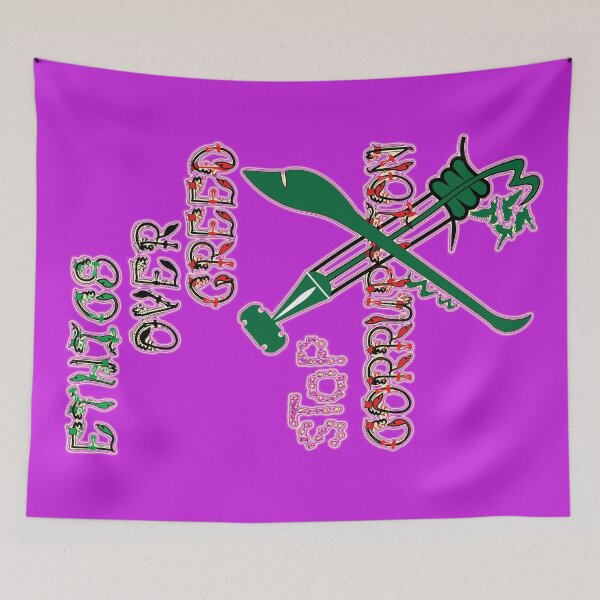 Item preview, Ethics over greed, stop corruption 8 designed and sold by LiaraKalilaMira.