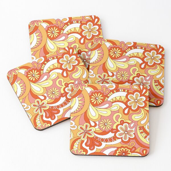 Item preview, Retro Flower Patterns designed and sold by ViaARTfactory.