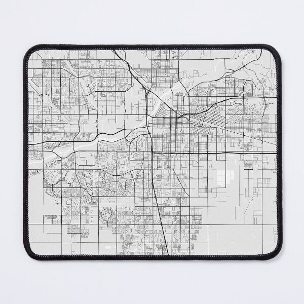 Item preview, Bakersfield City Map of California, USA - Light designed and sold by deMAP.