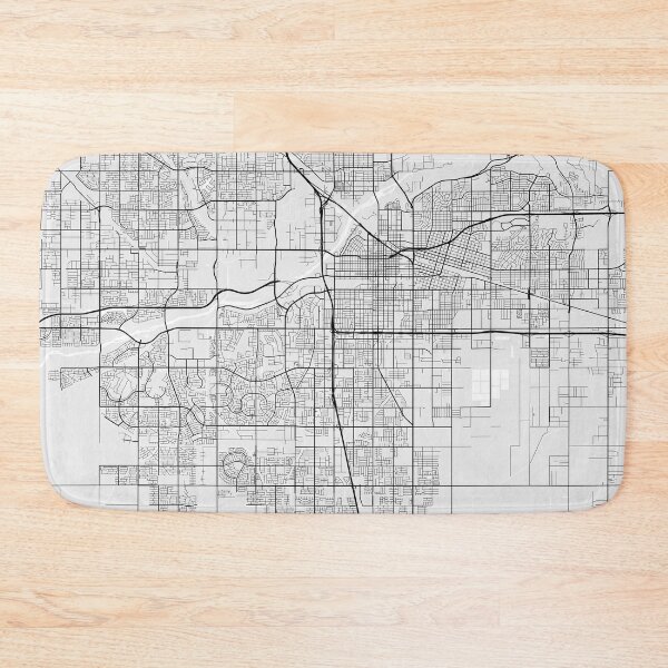 Item preview, Bakersfield City Map of California, USA - Light designed and sold by deMAP.